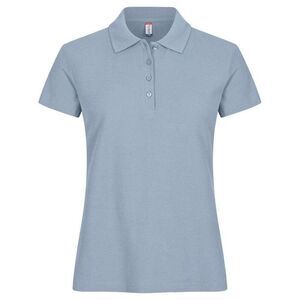 Clique Womens/Ladies Plain Polo Shirt / Soft Blue